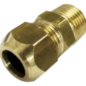 Adaptador Dako 1/2 macho em latão